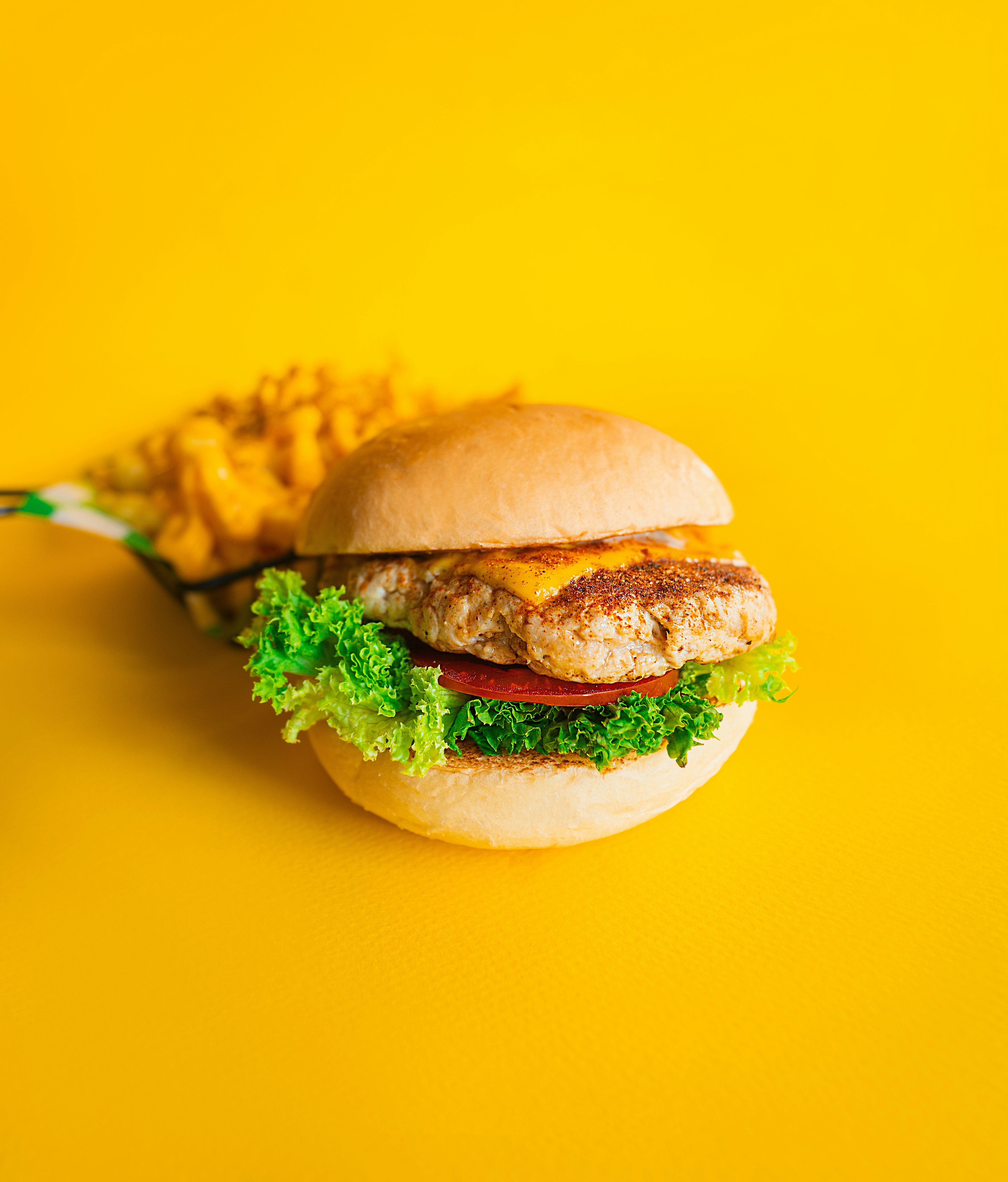 The Viking Blue burger with melted blue cheese, crispy onions and lingonberry glaze
